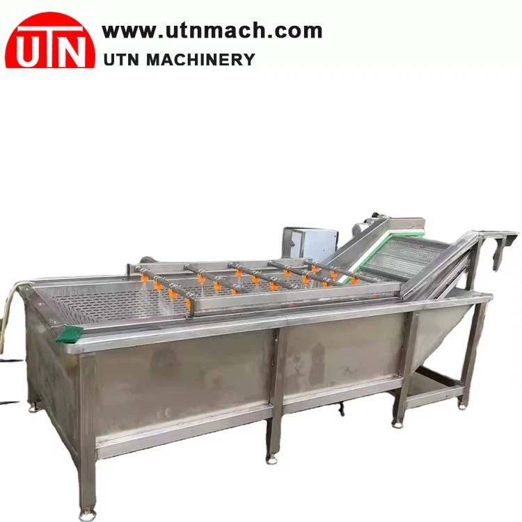 Endistriyèl Zonyon Lay Lay Persimmon Bubble Lave Machine Pou Salad Legim